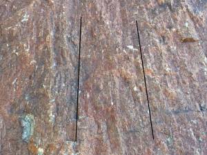 poncha creek fault surface