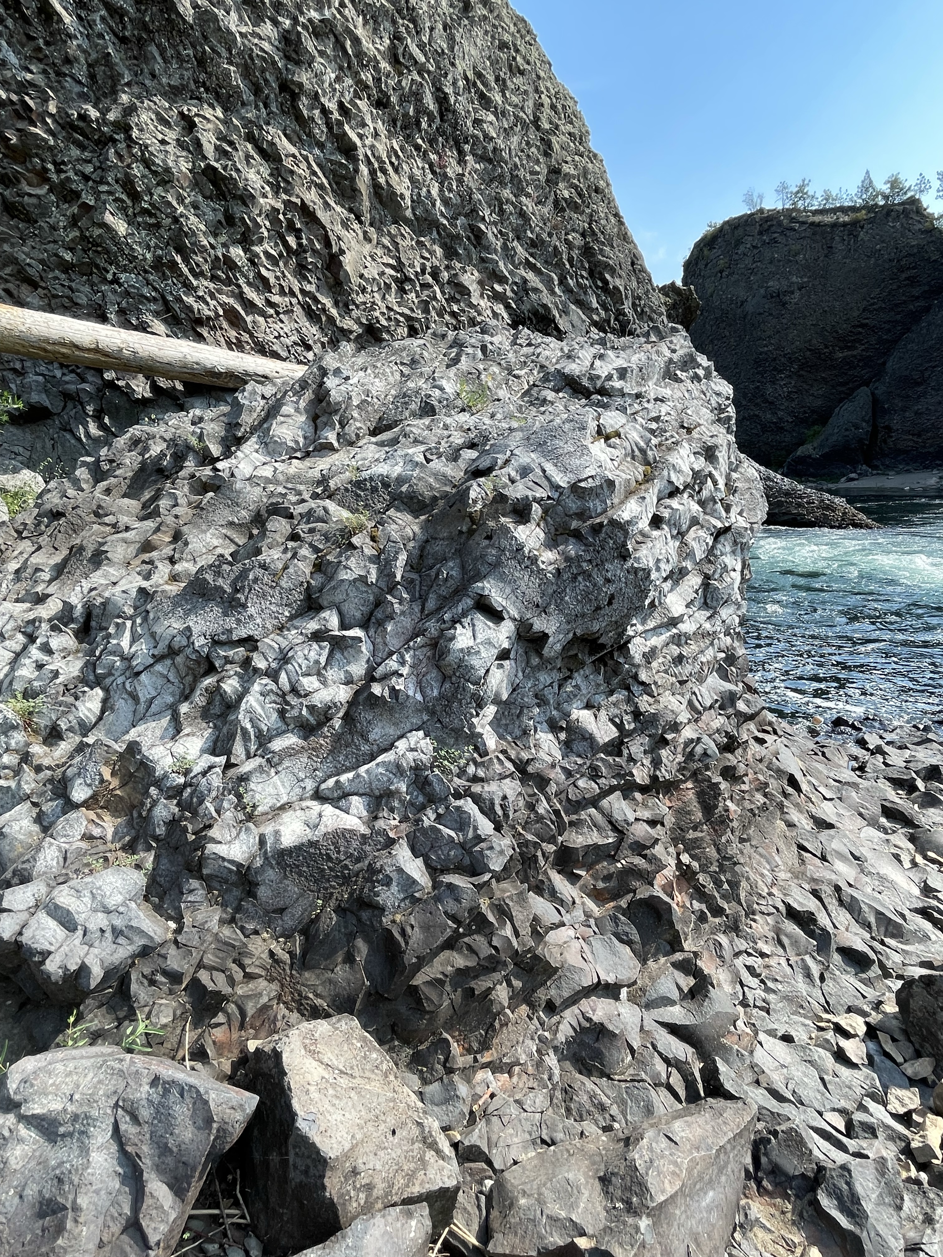 Bowl and Pitcher: Volcanic Rocks at Riverside Park, Spokane, WA ...